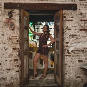 BCBGeneration Romper (Multicolored)